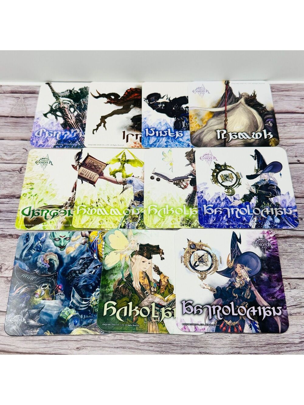 Final Fantasy XIV 14 Eorzea Cafe Tokyo Coaster Lot  11 Official Japan US Seller